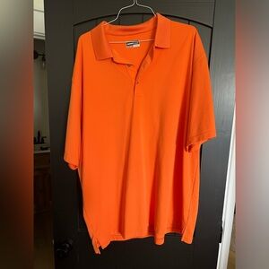 Grand Slam Vibrant Orange Polo Shirt